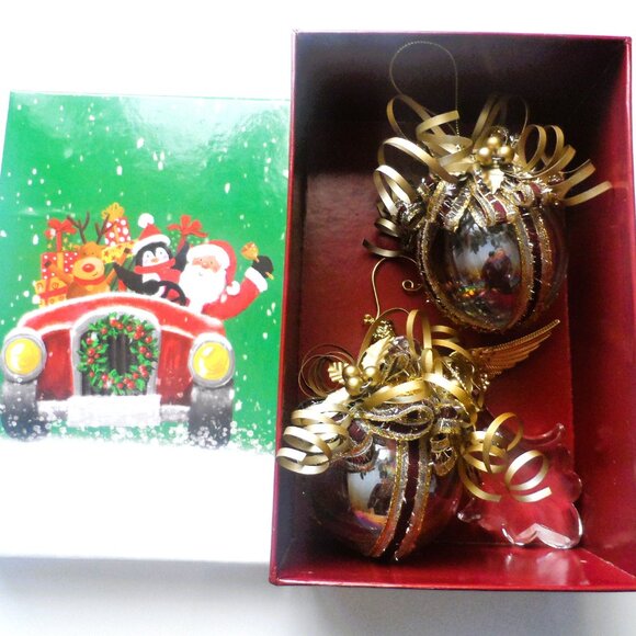 Vintage Christmas glass ornaments 3pcs., - $16 - Picture 9 of 9